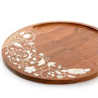 Assiettes en acier émaillé rondes incassables, grand plateau de service vert, ensemble portable pour le camping en plein air, vaisselle en émail de qualité alimentaire, assiette en métal