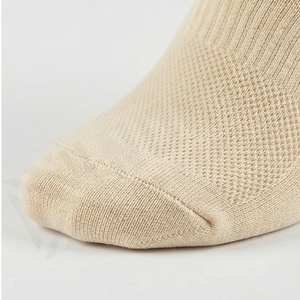 Knee High <b>Socks</b> Geometric Pattern Breathable Knitted Cotton Blend Adult Casual Daily Wear Regular Style - Product Image 6
