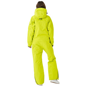 Trajes de esquí cortavientos, conjuntos de monos de esquí de invierno, traje de nieve transpirable de una pieza con forro de piel, monos de esquí para mujer - Product Image 2