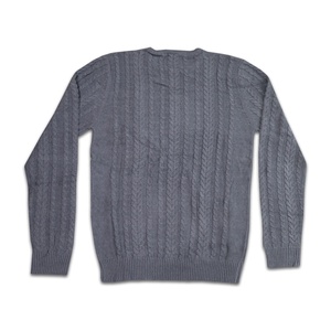 Pull en tricot pour homme avec col rond classique et tissu doux pour tenues décontractées et semi-formelles - Product Image 1