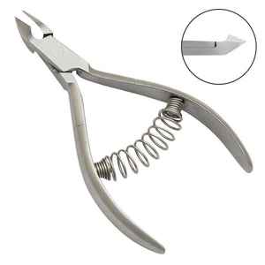 Coupe-ongles professionnel compact et léger russe, courbé, adapté aux bébés, à large ouverture, en acier inoxydable, pour cuticules - Product Image 2