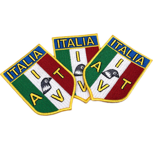 Direct Factory Supplier of Custom Twill Fabric Embroidered Woven Badges Low MOQ <b>Sew</b>-on Embroidery Patches for Woven Badges - Product Image 4