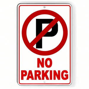 ป้ายจราจรโลหะลายสลักแบบวินเทจ CIFbuy สำหรับ TikTok และสำหรับบริการรับสินค้า Temu ป้ายเตือนทางเข้าบ้านส่วนตัว - Product Image 2