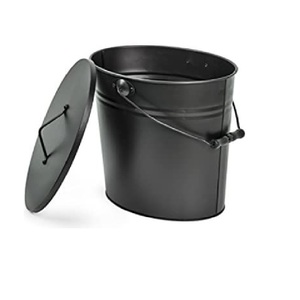 Nouvel Arrivage – Seau à Cendres de Cheminée de Luxe en Fer Galvanisé Noir Vintage, Robuste, pour Bois de Chauffage, Taille, Forme et Couleur Personnalisables - Product Image 6