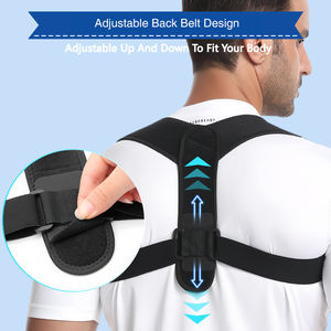 Best Quality Regular Clavicle <b>Brace</b> Adjustable Shoulder Support Elastic Material Hook Loop Closure for Posture Correction Daily - Product Image 2