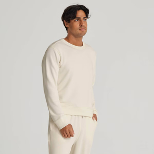 Conjunto Deportivo de Invierno para Hombre |   Conjunto Ecológico y Transpirable de Talla Grande con Estampado de Algodón, Camiseta de Cuello Redondo y Pantalones - Product Image 1