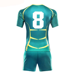 Uniforme de Rugby Personalizado para Adultos, Manga Corta, Ropa Deportiva Transpirable de Secado Rápido para Hombres, para Entrenamiento y Partidos Profesionales - Product Image 2