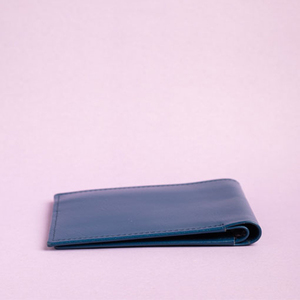 Cartera de Cuero Genuino Personalizada, Unisex, Bifold, para Tarjetas de Crédito, Cierre Abierto, Corta, de la Mejor Calidad, Delgada, Ligera, Frontal - Product Image 6