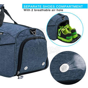 Sac de sport professionnel avec compartiments organisés, tissu résistant, design fiable pour l'entraînement - Product Image 3