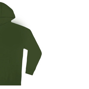 Sweat-shirt à capuche vert surdimensionné pour filles, en molleton brossé doux, style décontracté, vente en gros, exportation directe usine - Product Image 5