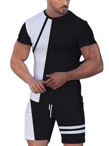 ชุดสูทแนวสตรีทสำหรับผู้ชายเสื้อผ้าโอเวอร์ไซส์สำหรับฤดูร้อนใหม่เสื้อยืดพิมพ์ลาย3D กางเกงขาสั้นชุดแฟชั่นแบบเรียบง่ายสำหรับผู้ชาย - Product Image 4