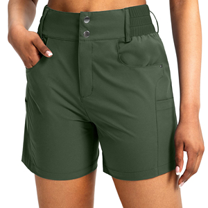 Shorts de golf transpirables para mujer, último diseño, con botones, cintura alta, para uso en exteriores, verano. - Product Image 1