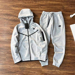 Ensembles de survêtements et de jogging réfléchissants en nylon technique pour l'entraînement et le sport, coupe-vent, style vintage uni, vente en gros 2026 - Product Image 6