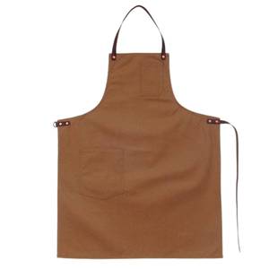 Cotton Sleeveless Bib <b>Apron</b> Multi Pocket Custom Logo <b>Kitchen</b> Chef Restaurant Cooking Craft Wholesale OEM - Product Image 4