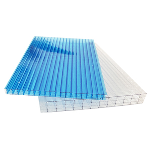 Panneau de décoration en polycarbonate transparent pour éclairage, feuille plastique double paroi pour délimitation - Product Image 5