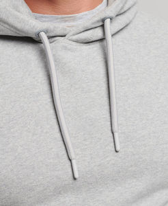 Sudadera con Capucha Gris para Hombre, Corte Regular, Felpa, 100% Algodón, Sudadera Informal con Bolsillo, Otoño, ODM Personalizado - Product Image 5