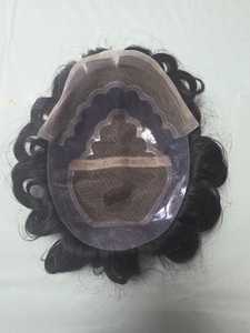 Perruque en cheveux humains vierges Taz Hair BD, modèle Bollywood, prothèse capillaire indienne douce pour hommes, toupet Remy - Product Image 3