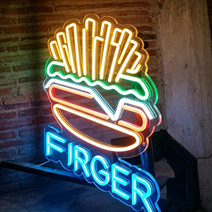 Songwen Custom RGB LED Neon Logo Sign Crystal Body IP67 Rated Double-Layer Coating Rectangular Shape Party Advertising <b>Lighting</b> - Product Image 1