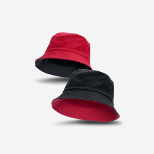 Sombrero de Pescador Reversible Unisex, Color Naranja y Negro, Lona de Color Sólido, Casual, Primavera Verano, Precio Bajo, Sombrero de Moda para Hombre - Product Image 6