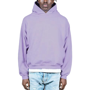 Sweat-shirt à capuche unisexe surdimensionné de haute qualité avec impression sérigraphique 3D, fermeture éclair, épais et lourd, essentiel pour homme - Product Image 6