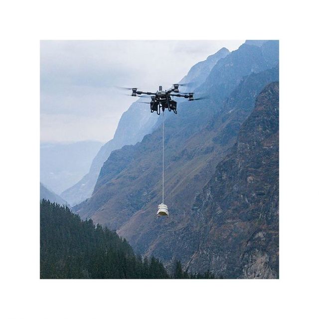 Ultimate Commercial Plastic Drone Flycart 100 with 85kg Payload Capacity 3D Flip & Smart Route Planning for Efficient Transport