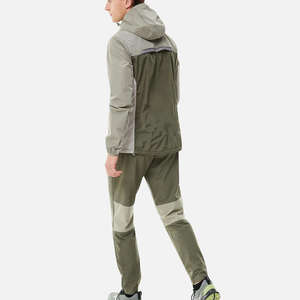 Custom Men's Outdoor Windbreaker Set Waterproof 2 Piece Tracksuit Hooded <b>Running</b> <b>Jacket</b> and Jogger Pants Sportswear Suit Sets - Product Image 2