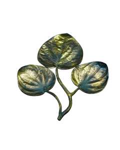 Juego de 3 bandejas decorativas con asas, chapadas en oro, de la marca Trusted Choice, para aperitivos y dulces - Product Image 3