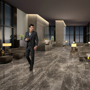 Carrelage de sol en céramique espagnole polie Argos Cafee de haute qualité 80*240 cm, 15 mm, effet tapis, pour maison, bureau, salle de bain, couloir, et briques réfractaires - Product Image 1