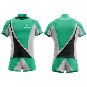 Nueva Camiseta de Rugby Personalizada al por Mayor, Uniforme de Rugby Sublimado de Manga Corta - Product Image 3