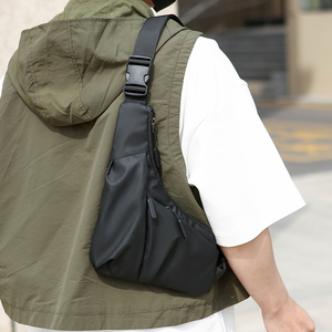 Casual Crossbody Chest Pack With Adjustable <b>Shoulder</b> <b>Strap</b> Large Capacity Design For Office Travel Sports And Outdoor Activities - Product Image 6