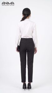 Camisa Blanca de Bambú para Mujer ANIMA, Transpirable, Estilo Casual de Negocios - Product Image 2