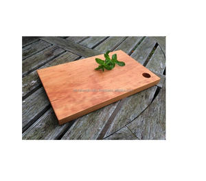 Dernière planche à découper polyvalente en bois épais Design fournitures en vrac planche à découper de cuisine blocs à découper en bois thème naturel - Product Image 4