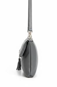 Women Minimalist PU Leather Crossbody Shoulder Bag Fashion Fold Over Flap Messenger Purse - Product Image 4