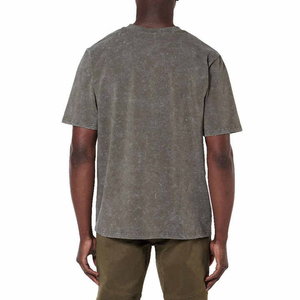 เสื้อยืดแขนสั้นทรงหลวมโอเวอร์ไซส์สำหรับผู้ชาย ผ้าฝ้าย 100% พิมพ์ลายด้านหน้า สีพื้น ไซส์ใหญ่ แห้งเร็ว ระบายอากาศได้ดี - Product Image 2