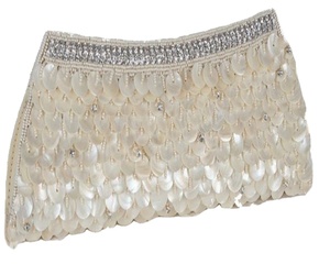 Lowellcraft Beaded Evening Clutch Purses for Women with <b>Chains</b> Lightweight & Sparkling up to 1L Capacity - Product Image 1