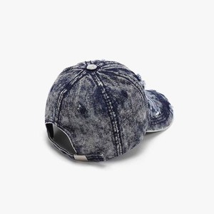 Wholesale Customization <b>Vintage</b> Washed Unstructured 3D Embroidery 100% Cotton Distressed <b>Cap</b> Original Adjustable Distressed - Product Image 3