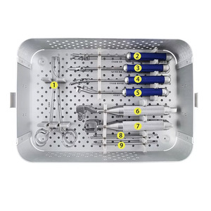Système de fixation orthopédique pour implants vertébraux en alliage de titane : vis, tiges, crochets, connecteurs, système de fixation pédiaculaire - Product Image 2