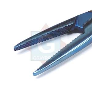 เครื่องมือผ่าตัดเกรย์ ร็อคส์ แบบใช้แล้วทิ้ง  ที่จับเข็มเฮการ์  ขนาด 14 ซม.  ทำจากสแตนเลสสตีล  ปลอดเชื้อ  ใช้งานด้วยมือ  -4546-40 ได้รับการรับรองมาตรฐาน CE - Product Image 4