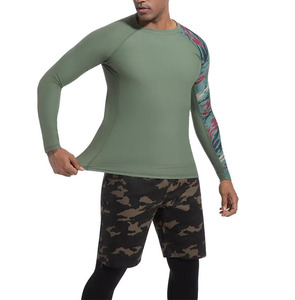 Men's Rash Guard Compression Long Sleeve Tops Wholesale Jiu jitsu Rash guard Compression <b>Shirts</b> Pakistan Manufacture - Product Image 3