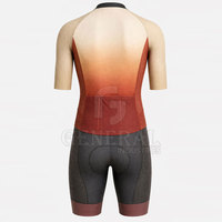 Ensemble de maillot et short de cyclisme en polyester respirant pour hommes, uniforme sportif conçu pour le cyclisme sur route, le VTT et l'entraînement quotidien