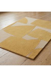 Tapis en laine de luxe fait main, abstrait, à poils longs, pour salon et chambre, revêtement de sol doux, vente en gros pour l'exportation - Product Image 5