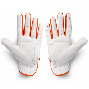 Best Quality New Latest Design Professional Baseball Batting Gloves Cowhide Leather <b>Hook</b> Loop Closure Comfortable Durable - Product Image 2