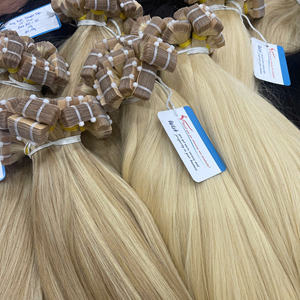 PRODUIT PHARE Extensions de cheveux naturels ondulés de haute qualité à bandes adhésives, sans perte ni nœuds, super soyeux, grand stock, prix usine tendance - Product Image 6