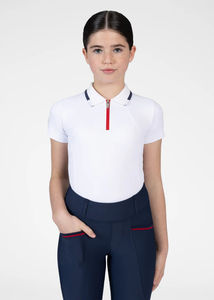 Camiseta Interior para Montar a Caballo para Niños, Tejido Elástico Suave, Ropa para Entrenamiento y Eventos, Transpirable, Personalizable - Product Image 4