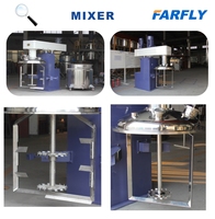 Mélangeur à vis à double arbre concentrique FDT-500, robuste, pour produits chimiques à haute teneur en solides, capacité 500L, machine de mélange automatique