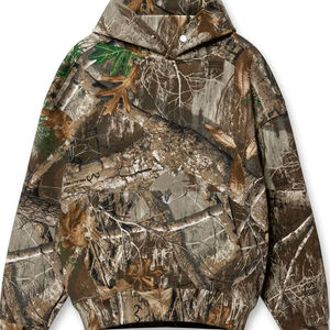 Sweat à capuche pour homme de qualité supérieure avec imprimé camouflage, manches longues, poches kangourou, sweat à capuche en molleton entièrement imprimé de haute qualité - Product Image 6