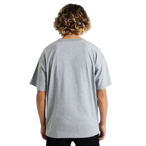 T-shirt personnalisé en coton biologique 100% lourd, coupe oversize à épaules tombantes, style streetwear pour homme, poids du tissu 240 grammes - Product Image 3