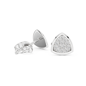 ต่างหูสุดมหัศจรรย์ต่างหูเม็ดเดี่ยวสีทอง10K สำหรับผู้หญิงเครื่องประดับระยิบระยับหรูหรา - Product Image 3