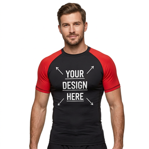 T-shirt de compression sans manches pour MMA et BJJ, couche de base, tissu extensible 4 directions durable, respirant, séchage rapide, Rashguard - Product Image 1