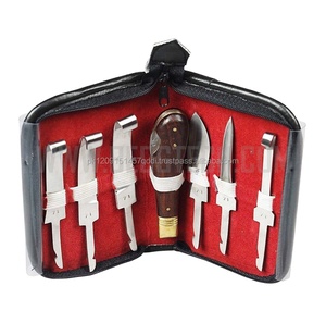 Juego de Cuchillos para Herrador Blunt Edge Surgical Technology, 7 Piezas, con Estuche con Cierre, Hojas de Acero Inoxidable, Modelo Best-900 - Product Image 5